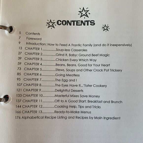 Cookbook Hardcover Binder Frantic Family Cookbook Leanne Ely - Picture 8 of 13